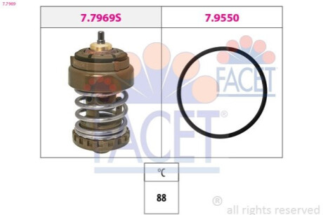Термостат, охолоджувальна рідина FACET 7.7969