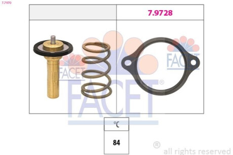 Кришка розподільника запалення FACET 7.7970