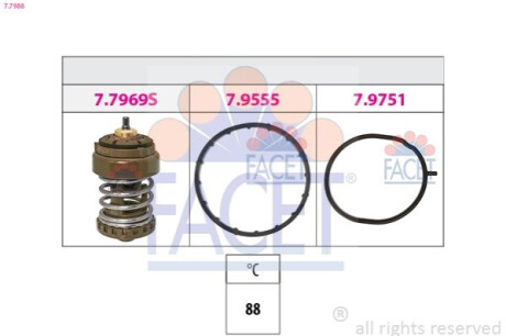 ТЕРМОСТАТ FACET 7.7988