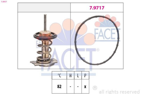 Термостат FACET 7.8937