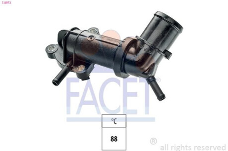 TERMOSTAT FIAT 500 1.6D MULTIJET KPL. FACET 7.8973