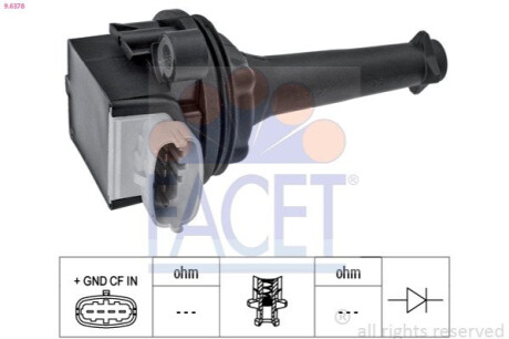 Автозапчасть FACET 9.6378