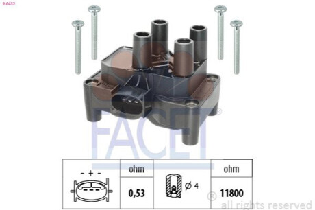 Автозапчастина FACET 9.6432