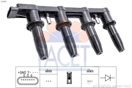 Автозапчастина FACET 9.6445