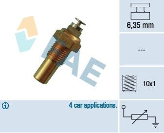 Датчик температури рідини охолодження FAE 32100