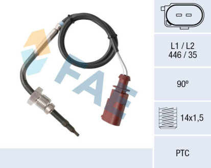 Датчик температури ВГ VW Golf V 1.9-2.0TDi (STS0019) FAE 68011