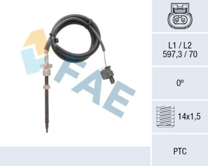 CZUJNIK TEMP. SPALIN FAE 68018