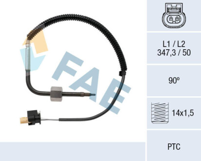 CZUJNIK TEMP. SPALIN FAE 68029