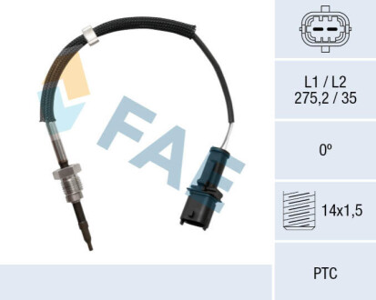 CZUJNIK TEMP. SPALIN FAE 68047