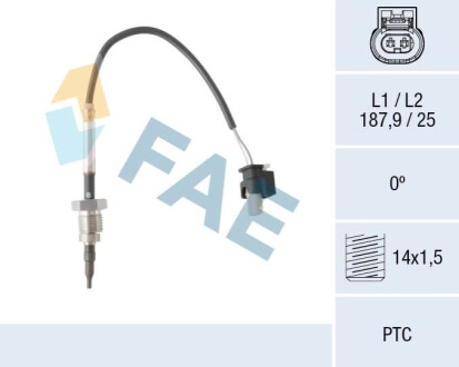 ДАТЧИК ТЕМПЕРАТУРИ ВИХЛОП FAE 68052