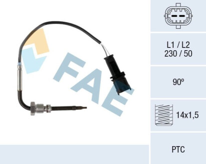 CZUJNIK TEMP. SPALIN FAE 68075