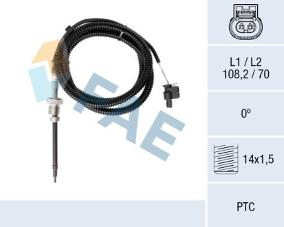 CZUJNIK TEMP. SPALIN FAE 68077