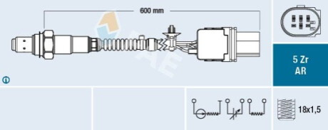 ШИРОКОСМУГОВИЙ ЛЯМДА-ЗОНД FAE 75159