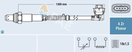 Лямбда-зонд OPEL FAE 77609