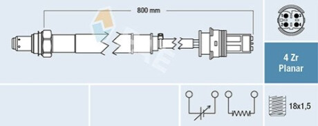 Лямбда-зонд FAE 77691