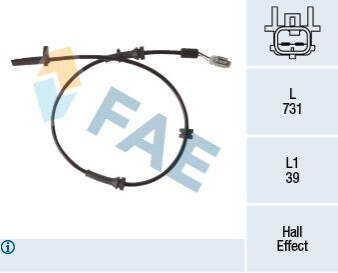 Датчик ABS FAE 78223