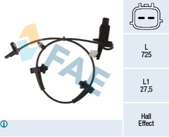 Датчик ABS FAE 78487