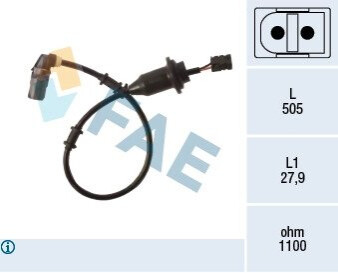 Датчик ABS FAE 78498