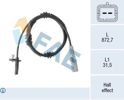 ДАТЧИК АБС FAE 78552