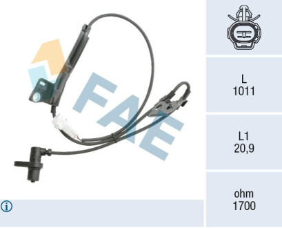 ДАТЧИК АБС FAE 78561