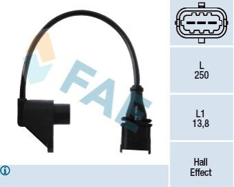 Датчик, положение распределительного вала FAE 79232 (фото 1)