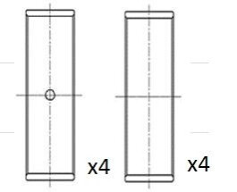 Вкладыши шатунные +0.25 Fiat Doblo 1.3D/1.3JTD 16V 04-/Combo 1.3CDTI 05- FAI BB2022-025