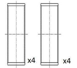 Вкладиші шатунні Renault Master/Opel Movano 2.2/2.5DCI 98- (STD) FAI BB2040STD