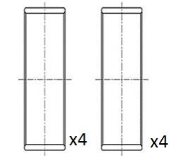 Вкладиші шатунні (+0,25) Renault 2.0 dCi mot.M9R 7../8.. 1/06- FAI BB2067-025