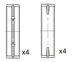 ПІДШИПНИКИ ПРОКЛАДКИ VW 1.2 STD FAI BM1015-STD