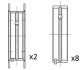 ПІДШИПНИКИ ПРОКЛАДКИ OPEL 1.6/1.6D/1.7D/1.8/2.0/2.2 STD КОМПЛЕКТ. FAI BM1037-STD (фото 1)