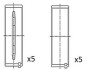 Вкладиш колінвалу FAI BM1057STD (фото 1)