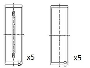 Вкладиш колінвалу FAI BM1057STD