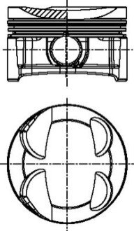 Поршень Citroen Berlingo/Peugeot Partner 1.6 VTi 09- (77.00mm/STD) FAI PK67-000