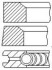 Кільця поршневі VW T5 2.0i 03-15 (82.51mm/STD) (1.2-1.5-2) FAI PR29000 (фото 1)