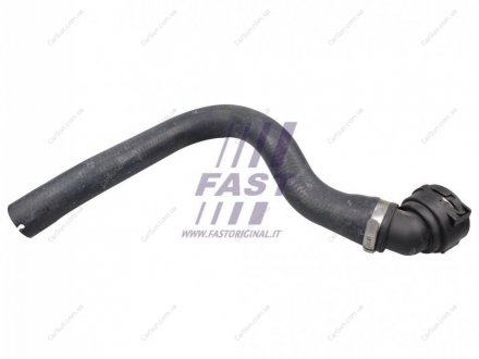Патрубок радиатора охлаждения верхний лев Fiat Doblo (09-) 1.3JTD FAST FT61354 (фото 1)