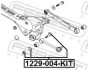 ГВИНТ КОРОМИСЛА З ЕКСЦЕНТРИКОМ FEBEST 1229-004-KIT (фото 2)