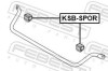 Втулка заднего стабилизатора FEBEST KSB-SPOR (фото 2)