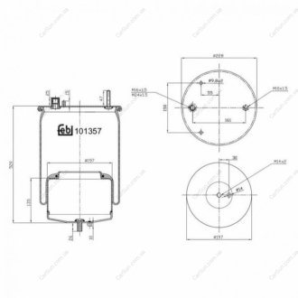 Пневмоподушка FEBI BILSTEIN 101357