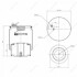 Miech zawieszenia pneumatycznego tyЕ‚ P pasuje do: MAN TGA, TGM I, TGS I, TGX I 06.99- FEBI BILSTEIN 101739 (фото 1)