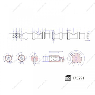 РОЗДІЛВАЛ FEBI BILSTEIN 175291