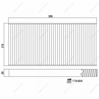 FILTR KABINY AUDI Q4, SKODA ENYAQ IV, VW ID.3, ID.4 11.19- Z WРЃGLEM AKTYWNYM FEBI BILSTEIN 176484 (фото 1)