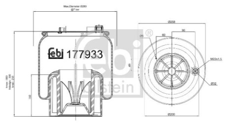 Автозапчасть FEBI BILSTEIN 177933