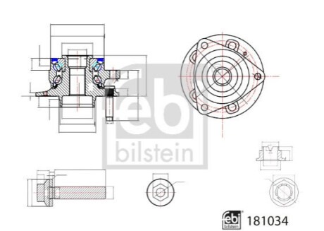 СњЙСЬКО КОСњA OPEL P. ASTRA K FEBI BILSTEIN 181034