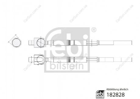 Автозапчасть FEBI BILSTEIN 182828