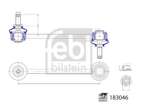 СТАБІЛЬНИЙ РОЗ\'ЄМ FEBI BILSTEIN 183046