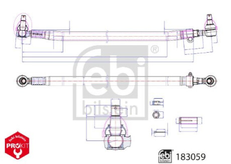 Автозапчасть FEBI BILSTEIN 183059