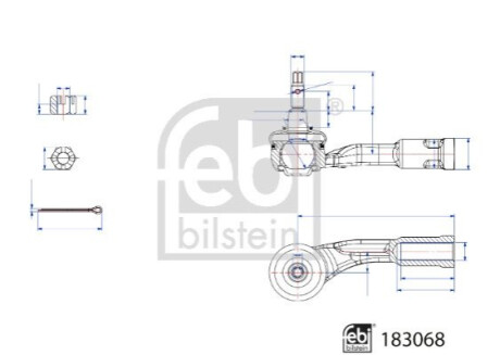 KOĐłC. DR. KIER. KIA RIO IV (01/17-), STONIC (07/17-) LE FEBI BILSTEIN 183068