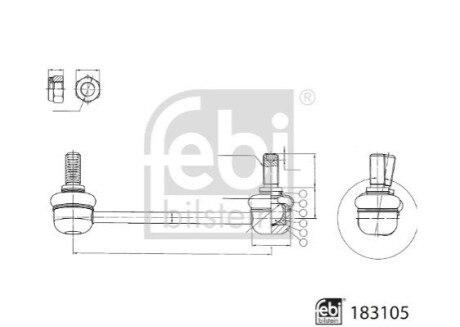 LACZNIK STABIL FEBI BILSTEIN 183105