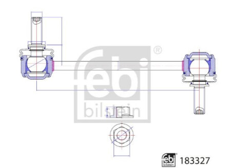 Тяга стабілізатора ALFA ROMEO Giulia "F "15>> FEBI BILSTEIN 183327