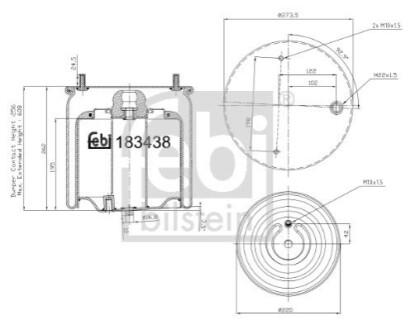 Автозапчасть FEBI BILSTEIN 183438